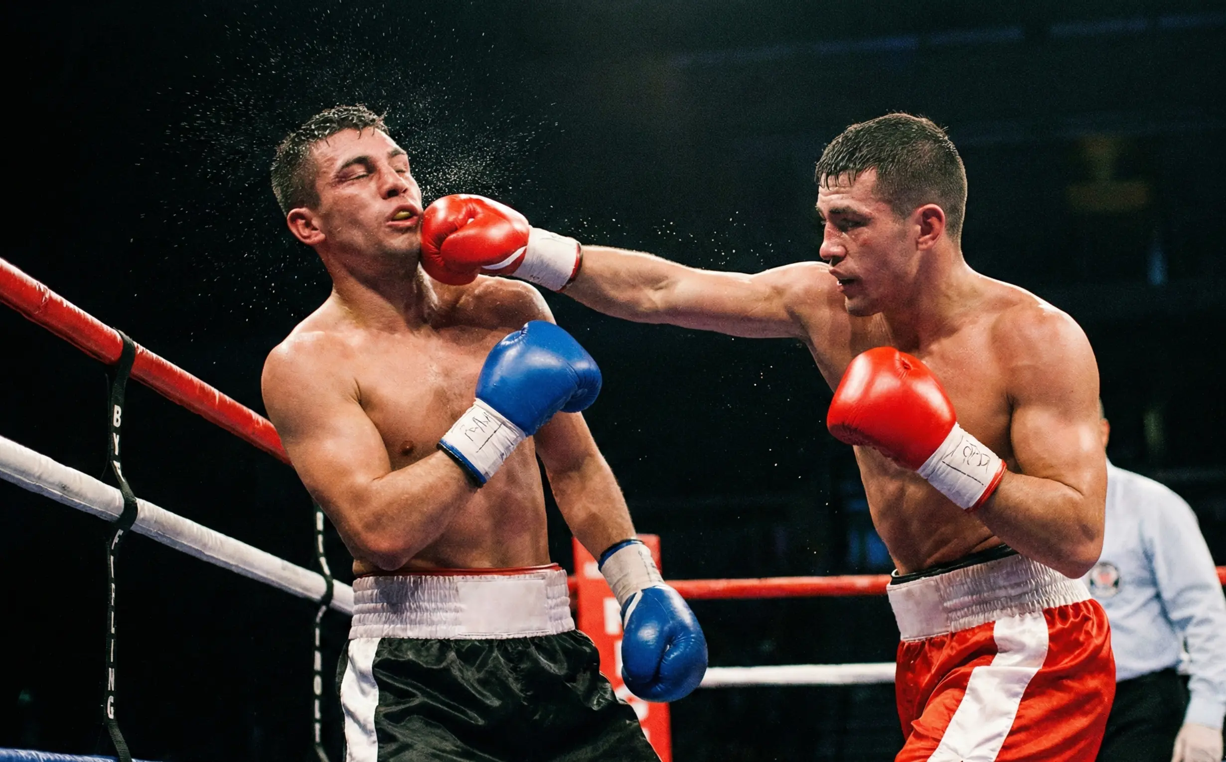 Boxer landet entscheidenden Treffer im Boxring